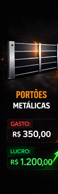 Portões metálicos