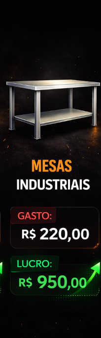 Mesas industriais