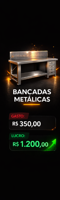 Bancadas metálicas